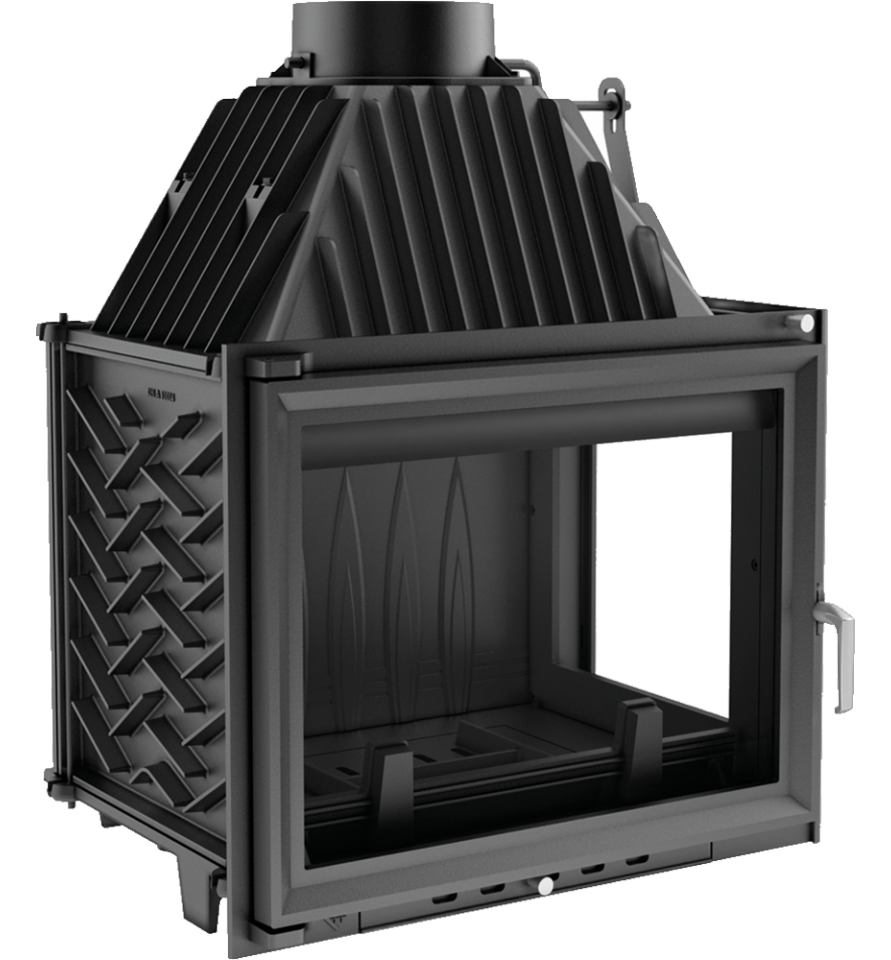 Каминная топка Kratki ZUZIA 16 правая (16kW) с.Польша